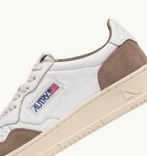 MEDALIST LOW GOAT/SUEDE WHT/