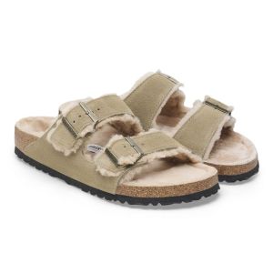 ARIZONA SHEARLING SUEDE FUR TAUPE