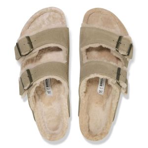 ARIZONA SHEARLING SUEDE FUR TAUPE