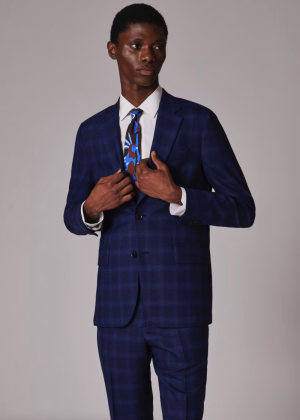 TAILORED FIT SUIT 47/BLEU